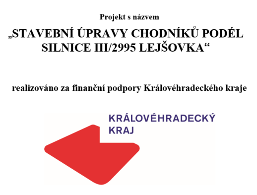 Podpora KHK na opravu chodníků 