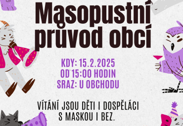 Masopustní průvod obcí